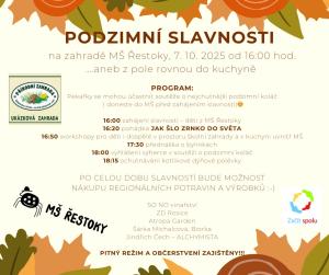 Podzimní slavnosti MŠ Řestoky 